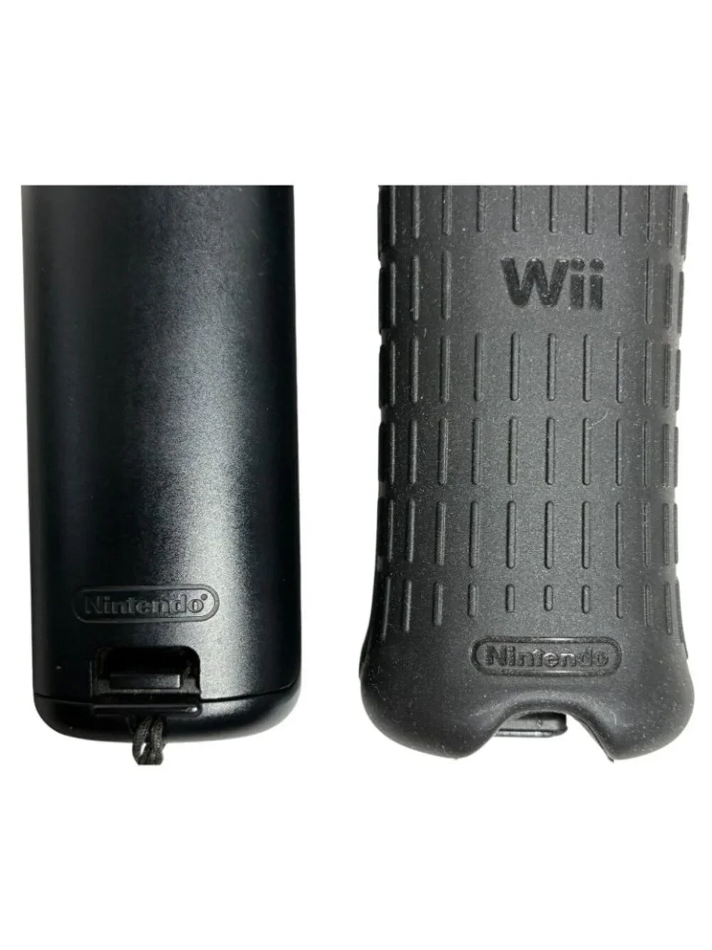 Nintendo Wii Remote Black Tested WiiMote Controller + Silicone Jacket Sleeve